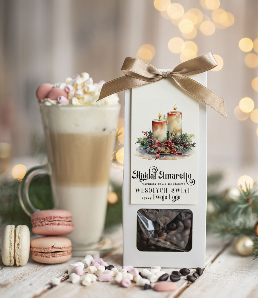 Prezenty oferta dla Firm HERBATA KAWA Drobne prezenty dla firm na boże narodzenie kawa ameretto, drobne upominki na święta dla pracowników, świąteczna kawa dla pracowników i kontrahentów0