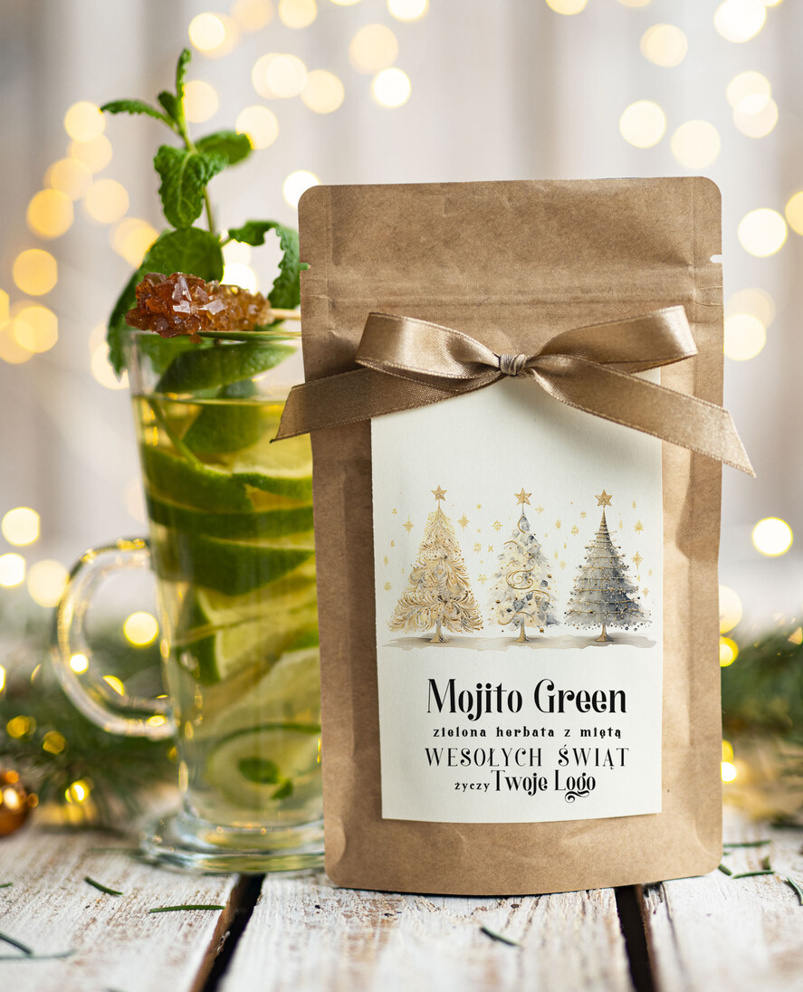 Prezenty oferta dla Firm HERBATA KAWA herbata swiateczna prezent, Upominki firmowe na Boże Narodzenie zielona herbata mojito, Herbata świąteczna drobne prezenty na święta dla pracowników, bożonarodzeniowy prezent herbata świateczna0