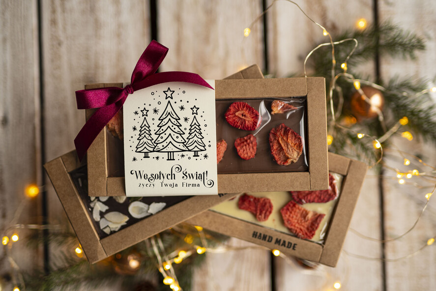Prezenty oferta dla Firm CZEKOLADA/ pralinki/ bomboniery Drobne prezenty dla firm ręcznie robiona czekolada, Czekolada świąteczna bez cukru z logo, drobne upominki na święta dla pracowników, świąteczne gadżety  kontrahentów,1