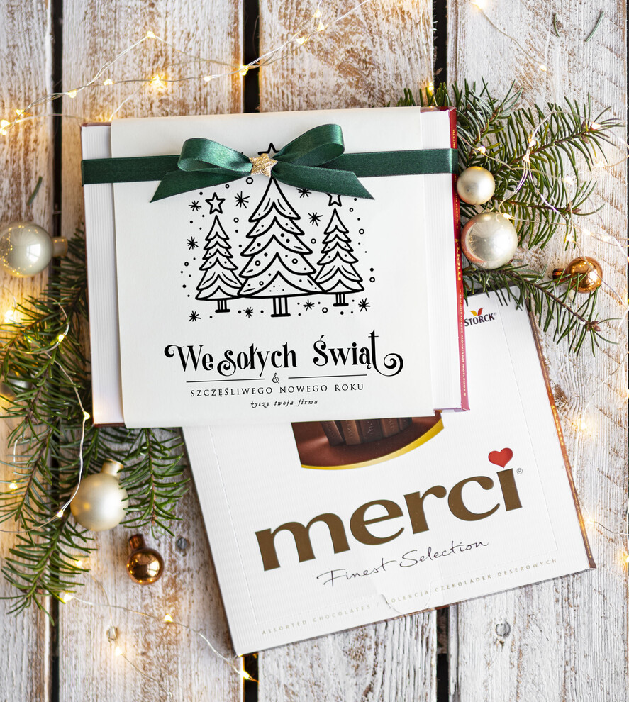 Prezenty oferta dla Firm CZEKOLADA/ pralinki/ bomboniery czekoladki bombonierka na prezent świąteczny z logo,  Drobne prezenty dla firm świąteczne czekoladki z życzeniami, Bombonierka świąteczna z życzeniami, drobne upominki na święta dla pracowników, świąteczne gadżety  kontrahentów0