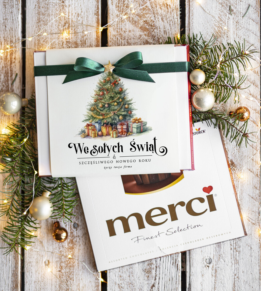Prezenty oferta dla Firm CZEKOLADA/ pralinki/ bomboniery czekoladki bombonierka na prezent świąteczny z logo,  Drobne prezenty dla firm świąteczne czekoladki z życzeniami, Bombonierka świąteczna z życzeniami, drobne upominki na święta dla pracowników, świąteczne gadżety  kontrahentów0