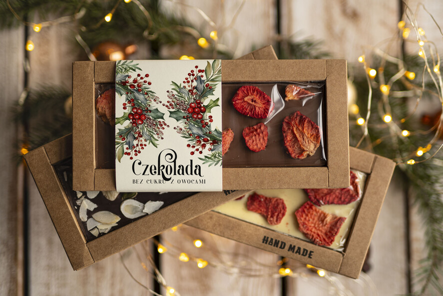 Prezenty oferta dla Firm CZEKOLADA/ pralinki/ bomboniery Drobne prezenty dla firm ręcznie robiona czekolada, Czekolada świąteczna bez cukru z logo, drobne upominki na święta dla pracowników, świąteczne gadżety  kontrahentów,0