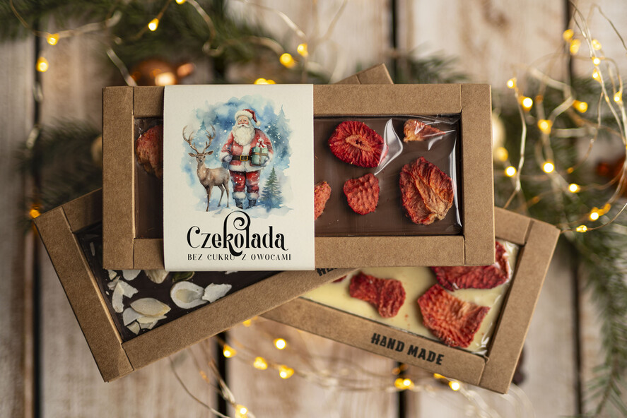 Prezenty oferta dla Firm CZEKOLADA/ pralinki/ bomboniery Drobne prezenty dla firm ręcznie robiona czekolada, Czekolada świąteczna bez cukru z logo, drobne upominki na święta dla pracowników, świąteczne gadżety  kontrahentów,0