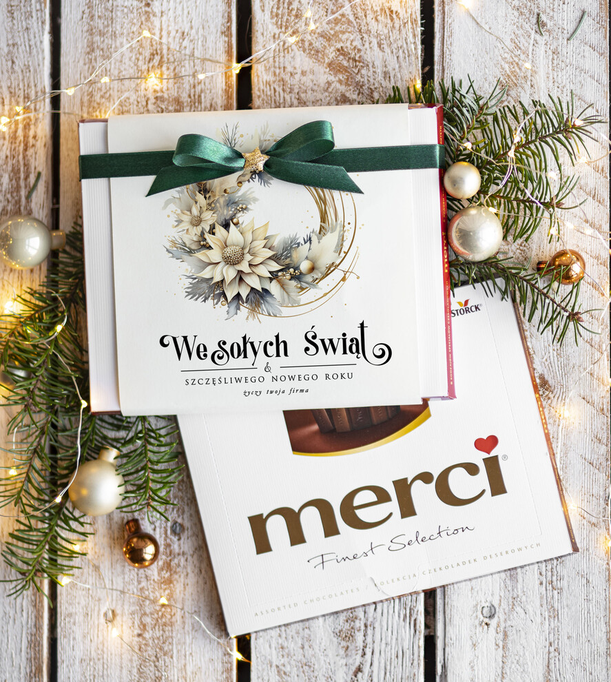 Prezenty oferta dla Firm CZEKOLADA/ pralinki/ bomboniery czekoladki bombonierka na prezent świąteczny z logo,  Drobne prezenty dla firm świąteczne czekoladki z życzeniami, Bombonierka świąteczna z życzeniami, drobne upominki na święta dla pracowników, świąteczne gadżety  kontrahentów0