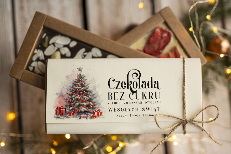Prezenty oferta dla Firm CZEKOLADA/ pralinki/ bomboniery Drobne prezenty dla firm ręcznie robiona czekolada, Czekolada świąteczna bez cukru z logo, drobne upominki na święta dla pracowników, świąteczne gadżety  kontrahentów,0