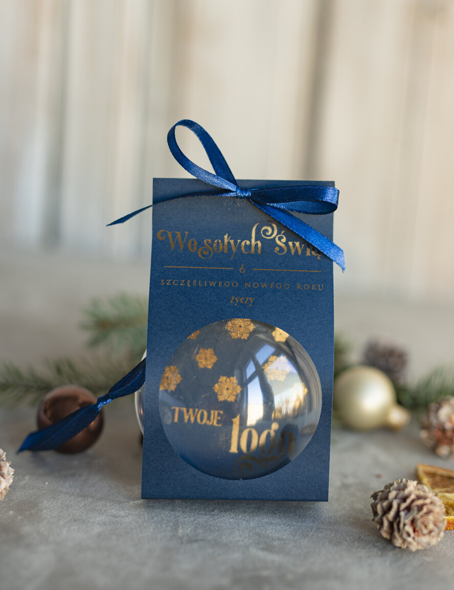 Prezenty oferta dla Firm Bombki ZAWIESZKI na choinkę Prezent Biznesowy Na Święta Bombka z dla firm idealny upominek B2B w opakowaniu8