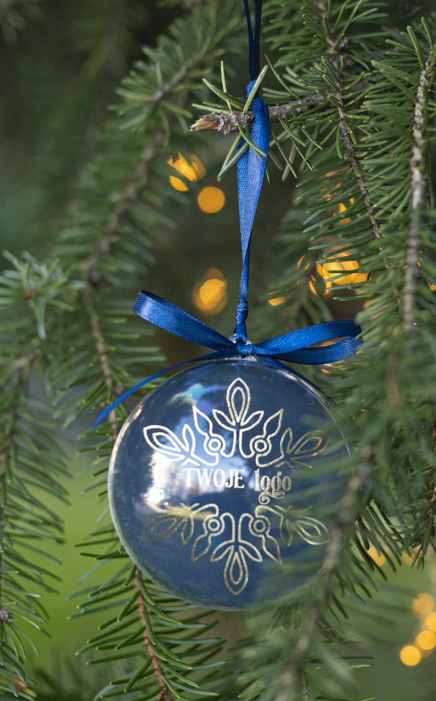 Prezenty oferta dla Firm Bombki ZAWIESZKI na choinkę Prezent Biznesowy Na Święta Bombka z Logo Choinka z logo dla firm idealny upominek B2B1