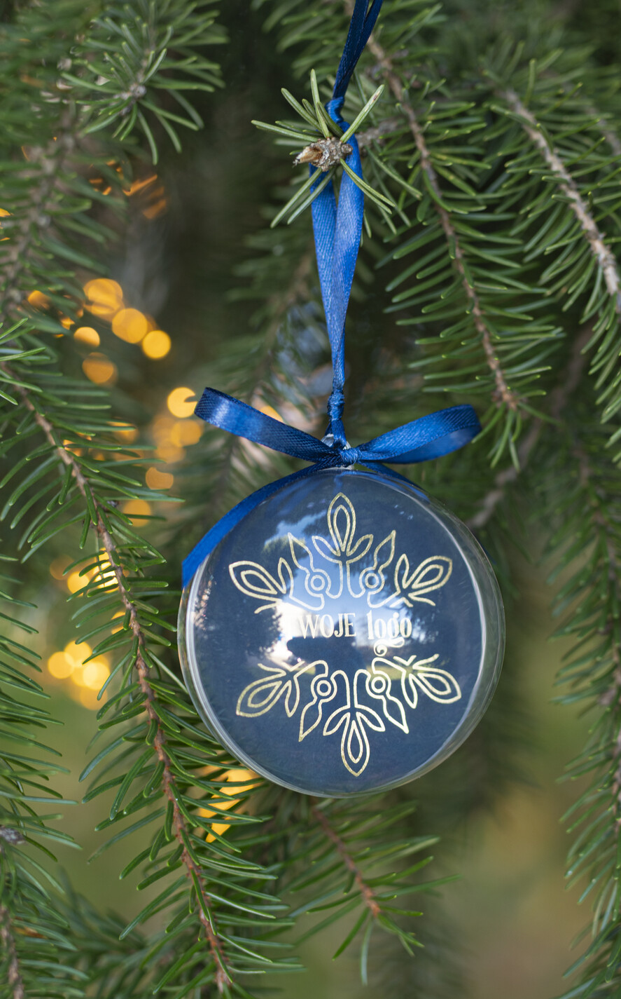 Prezenty oferta dla Firm Bombki ZAWIESZKI na choinkę Prezent Biznesowy Na Święta Bombka z Logo Choinka z logo dla firm idealny upominek B2B3