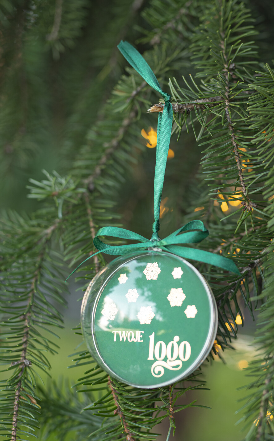 Prezenty oferta dla Firm Bombki ZAWIESZKI na choinkę Prezent Biznesowy Na Święta Bombka gwiazdeczki  z Logo Choinka z logo dla firm idealny upominek B2B2