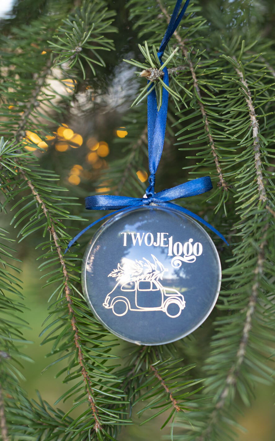 Prezenty oferta dla Firm Bombki ZAWIESZKI na choinkę Prezent Biznesowy Na Święta Bombka z Logo Choinka z logo dla firm idealny upominek B2B1