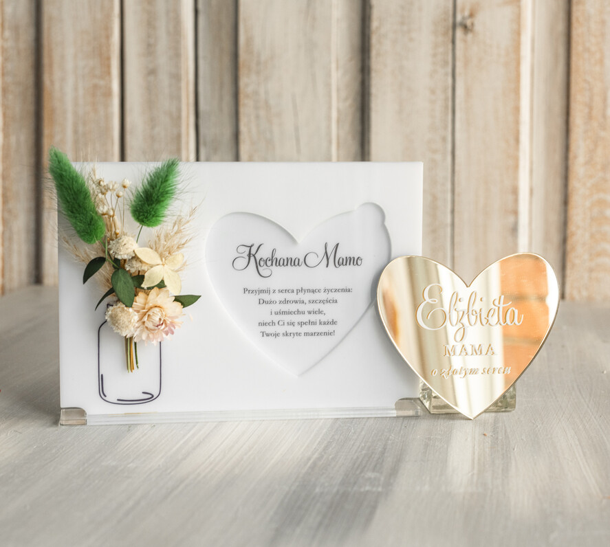 Prezenty dla Mamy flowerboxy, box ze słodyczami  pomysł na prezent dla Mamy tabliczka z życzeniami na dzień Mamy prezent dla Mamy z okazji dnia Matki, kwiaty prezent dla mamy, kompozycja z suszonych kwiatów 7