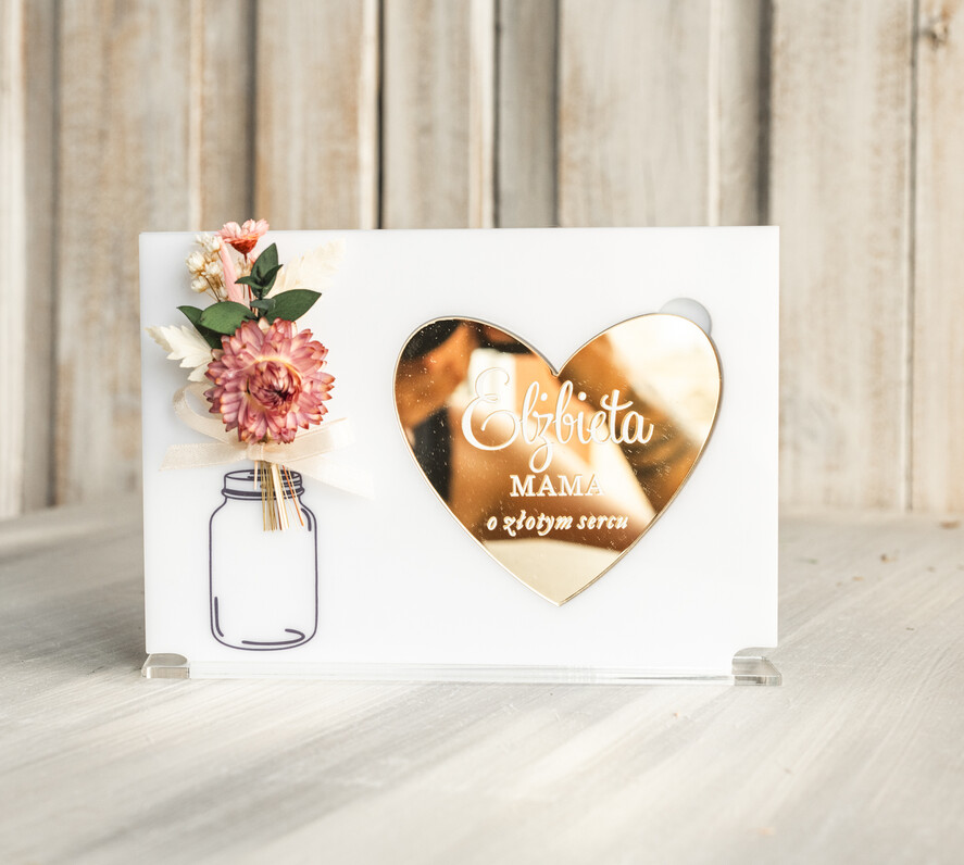 Prezenty dla Mamy flowerboxy, box ze słodyczami  pomysł na prezent dla Mamy tabliczka z życzeniami na dzień Mamy prezent dla Mamy z okazji dnia Matki, kwiaty prezent dla mamy, kompozycja z suszonych kwiatów 6