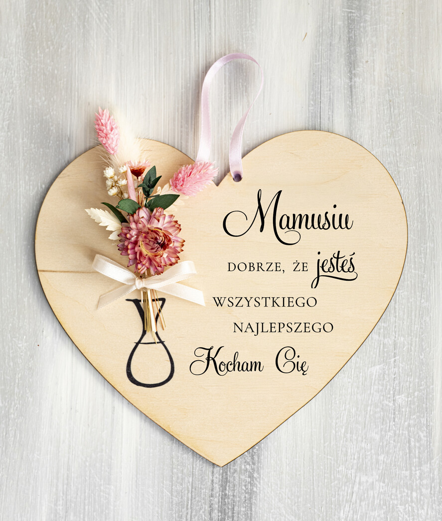 Prezenty dla Mamy flowerboxy, box ze słodyczami  tabliczka z życzeniami do powieszenia na dzień Mamy prezent dla Mamy z okazji dnia Matki, kwiaty prezent dla mamy, kompozycja z suszonych kwiatów pomysł na prezent dla mamy0