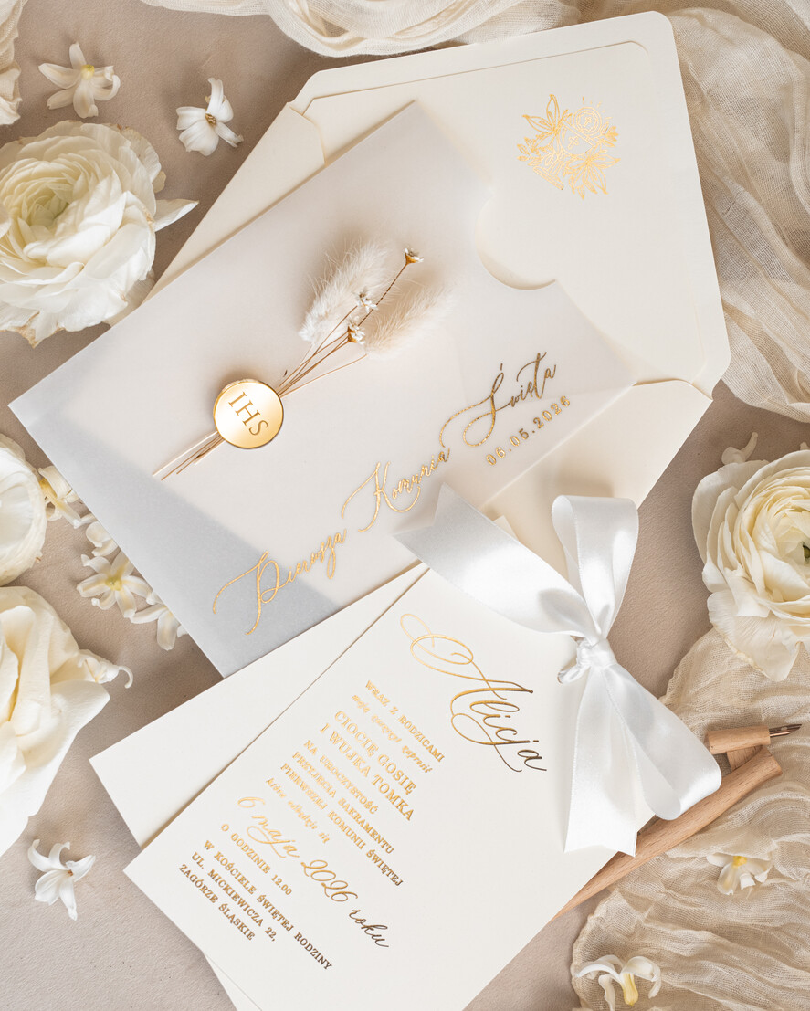 Zaproszenia na Komunię  dziewczynka  8