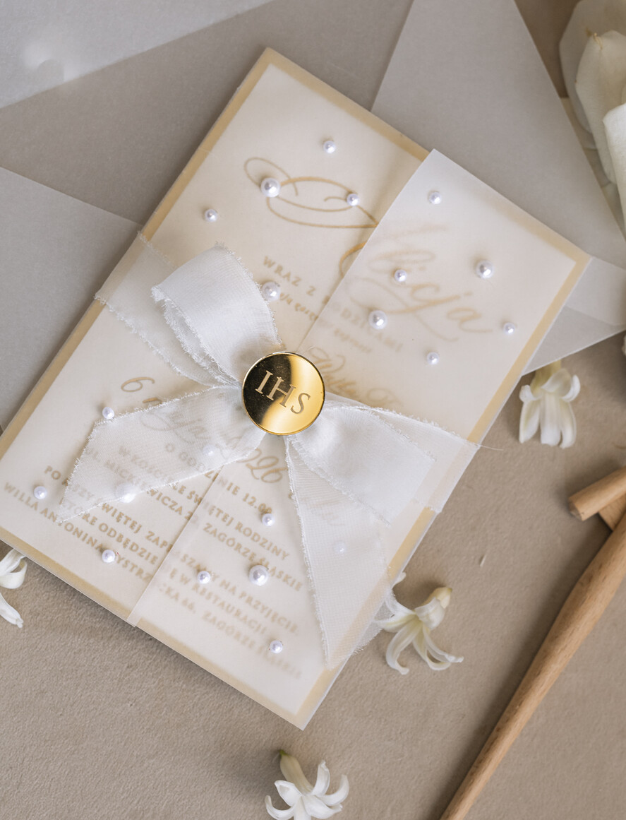 Zaproszenia na Komunię  dziewczynka  Perełkowe zaproszenia komunijne dla dziewczynki, zaproszenia na komunię z perełkami, złote zaproszenia na komunię, zaproszenia na Pierwszą Komunię9