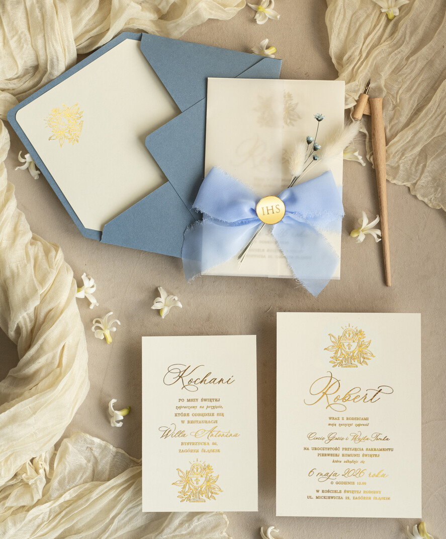 Zaproszenia na Komunię  chłopiec ręcznie robione zaroszenia komunijne nietypowe zaproszenie na komunie personalizowane zaproszenia Komunijne proste zaproszenie na komunię dla chłopca4