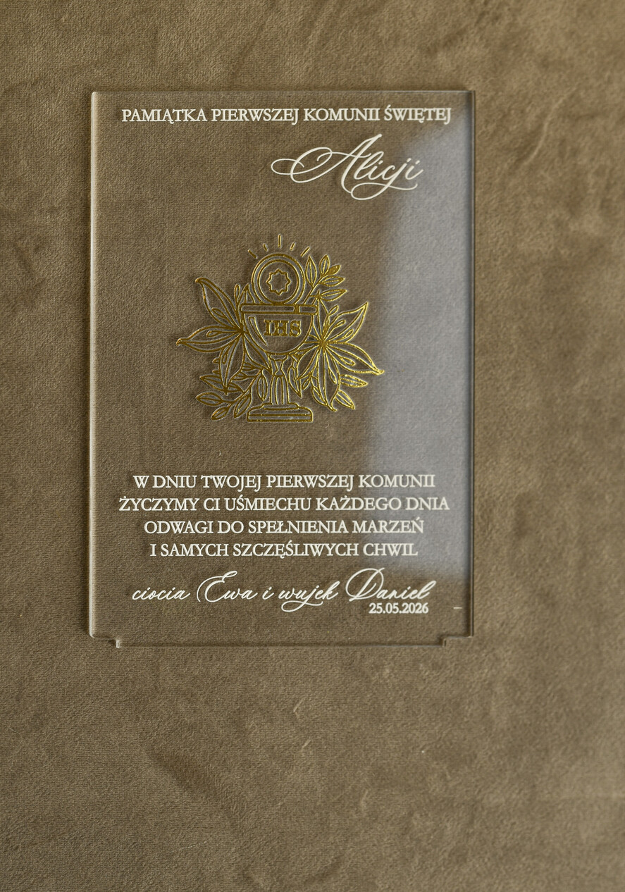 Pamiątki Prezenty na komunię  pamiątki na komunie  Statuetka pamiątka Pierwszej Komunii w pudełku, personalizowana Pamiątka Komunijna opakowanie na pieniądze6