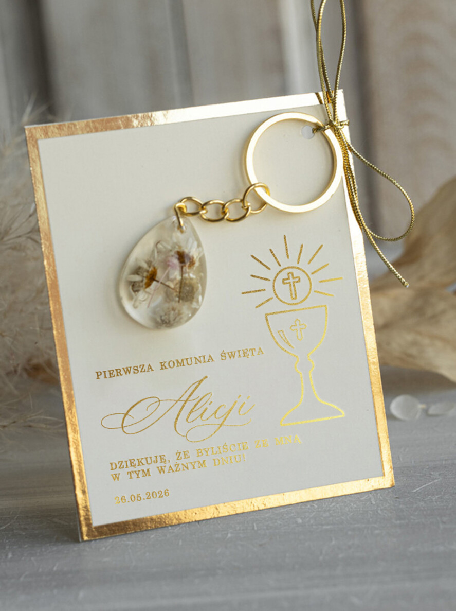 Podziękowania dla gości na komunii podziękowania dla gości upominki dla gości komunijnych, breloki prezenty dla gości na Komunii, upominki komunijne, Oryginalne podziękowania dla gości komunijnych0