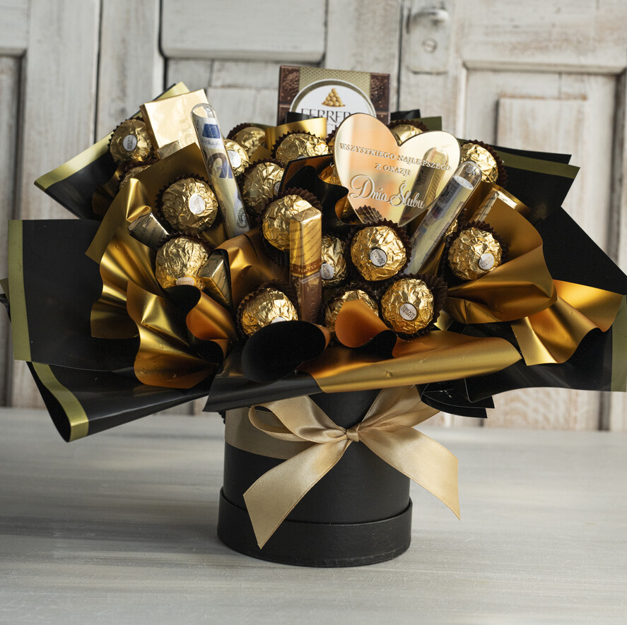  Prezenty dla Młodej Pary  Bomboniery Czekoladki prezent dla młodej pary, box dla młodej pary, prezent ślubny, słodki prezent ślubny, box prezentowy na ślub, zestaw słodyczy dla pary, prezent na wesele, upominek ślubny, prezent na nową drogę życia5