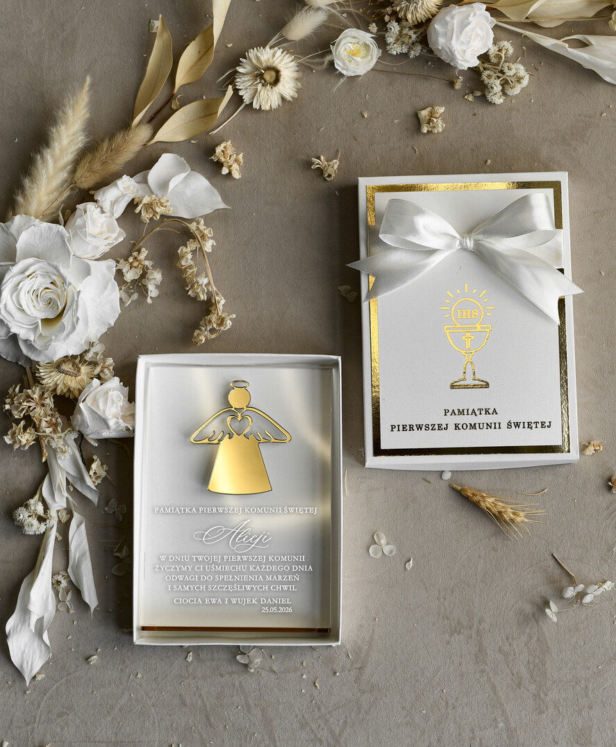 podziękowania dla najbliższych  podziękowania w pudełku  personalizowane podziękowanie dla rodziców chrzestnych, podziękowanie dla Matki Chrzestnej ze zdjęciem 0