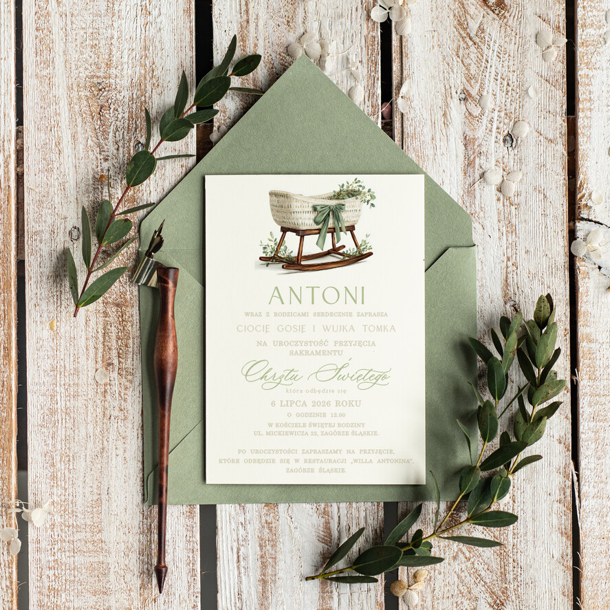 ZAPROSZENIA NA CHRZCINY dla chłopca proste zaproszenie na Chrzest, zaproszenie na chrzciny, Eleganckie zaproszenie na chrzest0