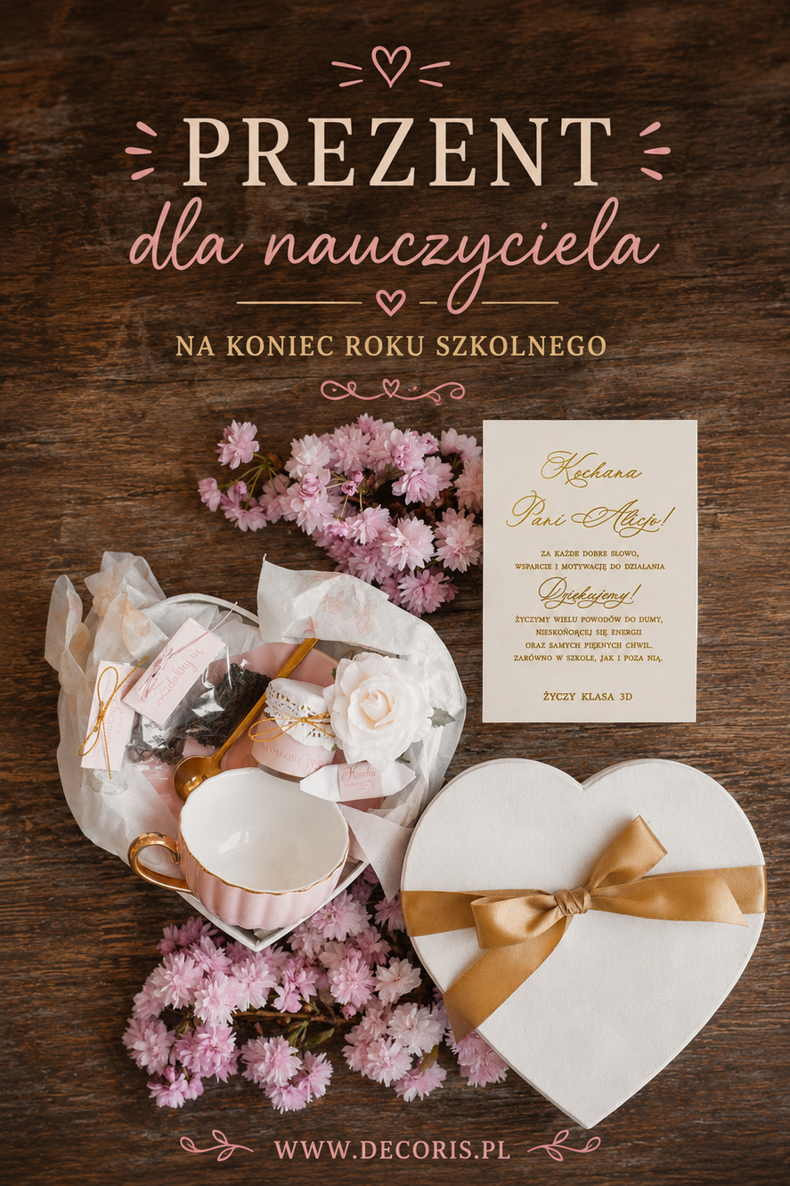 prezent dla nauczuciela/ dzień nauczyciela zestaw prezentowy z filiżanką Box prezentowy dla nauczyciela –  zakonczenie roku szkolnego - prezent dla nauczycielki filiżanka w pudełku z podziękowaniem4