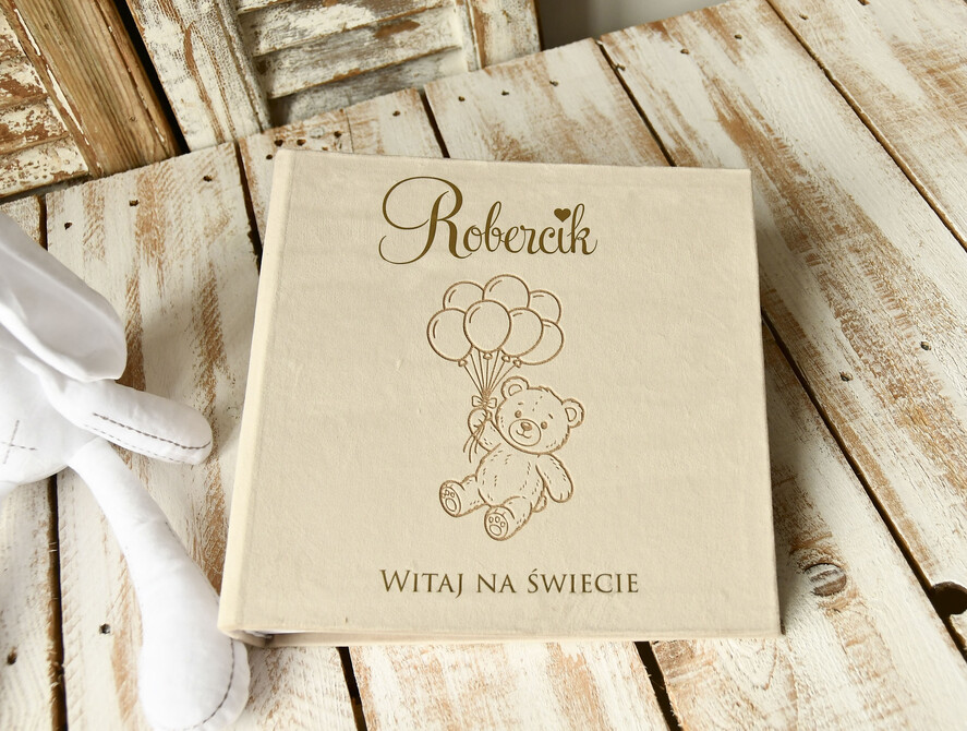 albumy  albumy welurowe Prezent dla Noworodka Album 1 Rok życia  Praktyczny Prezent na narodziny dla dziecka Album Z PodpisemEM Kronika pierwszego roku9