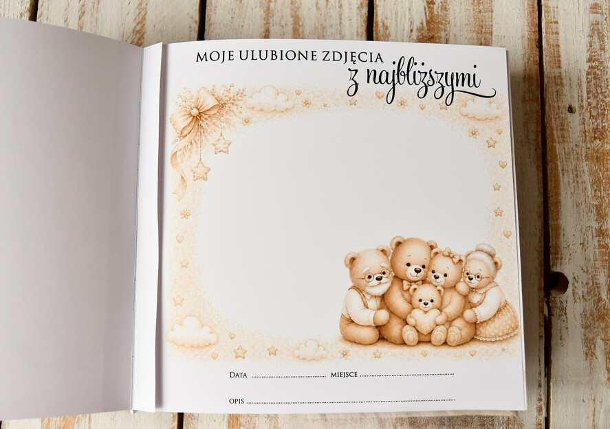 albumy  albumy welurowe Prezent dla Noworodka Album 1 Rok życia  Praktyczny Prezent na narodziny dla dziecka Album Z PodpisemEM Kronika pierwszego roku26