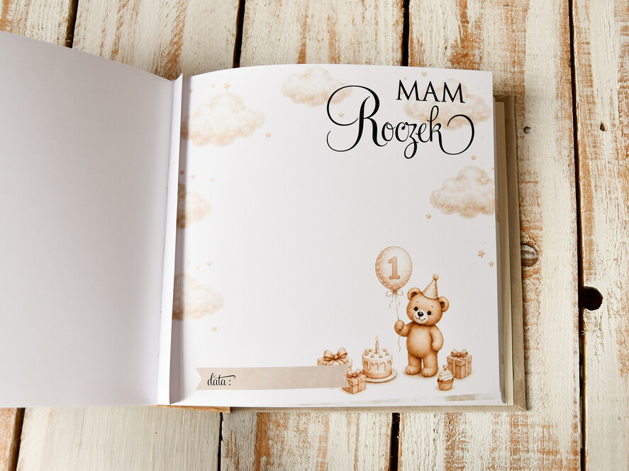 albumy  albumy welurowe Prezent dla Noworodka Album 1 Rok życia  Praktyczny Prezent na narodziny dla dziecka Album Z PodpisemEM Kronika pierwszego roku30