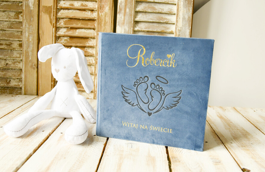 albumy  albumy welurowe Prezent dla Noworodka Album 1 Rok życia  Praktyczny Prezent narodziny dla dziecka Album Z PodpisemEM Kronika pierwszego roku5