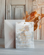 Zaproszenia ślubne Ze zdjęciem  Eleganckie Złocone zaproszenia ślubne ze zdjęciem foto zaproszenie na ślub Złote Litery  Proste Zaproszenie na ślub z Waszym Zdjęciem Zaproszenia na ślub ze zdjęciem9