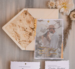 Zaproszenia ślubne Ze zdjęciem  złote zaproszenia ślubne ze zdjęciem, eleganckie zaproszenie na ślub i wesele ze zdjęciem, zdjęcie Pary Młodej na zaproszeniach ślubnych12