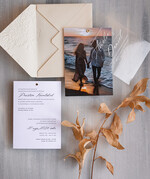 Zaproszenia ślubne Ze zdjęciem  zaproszenia ślubne ze zdjęciem, eleganckie zaproszenie na ślub i wesele ze zdjęciem, zdjęcie Pary Młodej na zaproszeniach ślubnych 0