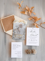 Zaproszenia ślubne Ze zdjęciem  robione ręcznie zaproszenia ślubne, fotozaproszenia z welurową kopertą, eleganckie zaproszenia na ślub z kokardką, zaproszenie ślubne ze zdjęciem7