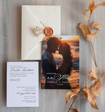 Zaproszenia ślubne Ze zdjęciem  zaproszenia ślubne ze zdjęciem, eleganckie zaproszenie na ślub i wesele ze zdjęciem, zdjęcie Pary Młodej na zaproszeniach ślubnych4