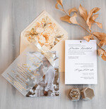 Zaproszenia ślubne Ze zdjęciem  wyjątkowe zaproszenia ślubne, ze zdjęciami narzeczonych, zaproszenie na ślub ze zdjęciem i kokardką 0