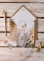 Zaproszenia ślubne Ze zdjęciem  Minimalistyczne Złocone zaproszenia ślubne ze zdjęciem foto zaproszenie na ślub Złote Litery i Wasze Fotki9