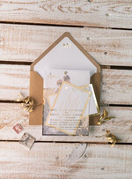 Zaproszenia ślubne Ze zdjęciem  Minimalistyczne Złocone zaproszenia ślubne ze zdjęciem foto zaproszenie na ślub Złote Litery i Wasze Fotki19