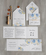 Zaproszenia ślubne Natura zaproszenia na ślub cywilny, boho motywy na rustykalny ślub0