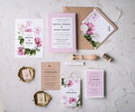 Zaproszenia ślubne Natura zaproszenia ślubne wykonywane ręcznie, botaniczne boho styl nietypowe wesele0