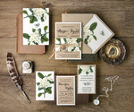 Zaproszenia ślubne Natura zaproszenia na ślub inspirowane motywem florystycznym 2