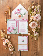 Zaproszenia ślubne Natura zaproszenia na ślub w plenerze, botaniczne boho styl nietypowe wesele, zaproszenia slubne z kwiatami 0