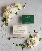 Zaproszenia ślubne Natura Proste Kalina  Zaproszenia Ślubne Minimalistyczne Zaproszenia na Ślub Delikatne Zaproszenie Ślubne rustykalne zaproszenia na ślub 2