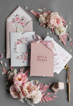 Zaproszenia ślubne Natura oryginalne zaproszenia na ślub botaniczne idealne na boho wesele   2