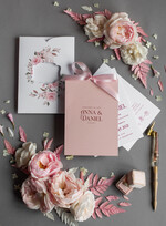 Zaproszenia ślubne Natura oryginalne zaproszenia na ślub botaniczne idealne na boho wesele   9