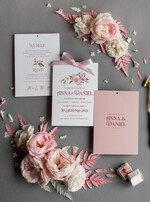 Zaproszenia ślubne Natura oryginalne zaproszenia na ślub botaniczne idealne na boho wesele   3