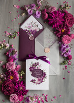 Zaproszenia ślubne Natura oryginalne zaproszenia ślubne kieszonka boho rustykalne zaproszenie na ślub3