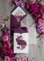 Zaproszenia ślubne Natura oryginalne zaproszenia ślubne kieszonka boho rustykalne zaproszenie na ślub5