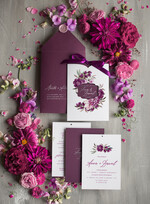 Zaproszenia ślubne Natura oryginalne zaproszenia ślubne kieszonka boho rustykalne zaproszenie na ślub6