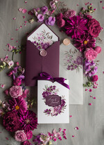 Zaproszenia ślubne Natura oryginalne zaproszenia ślubne kieszonka boho rustykalne zaproszenie na ślub7